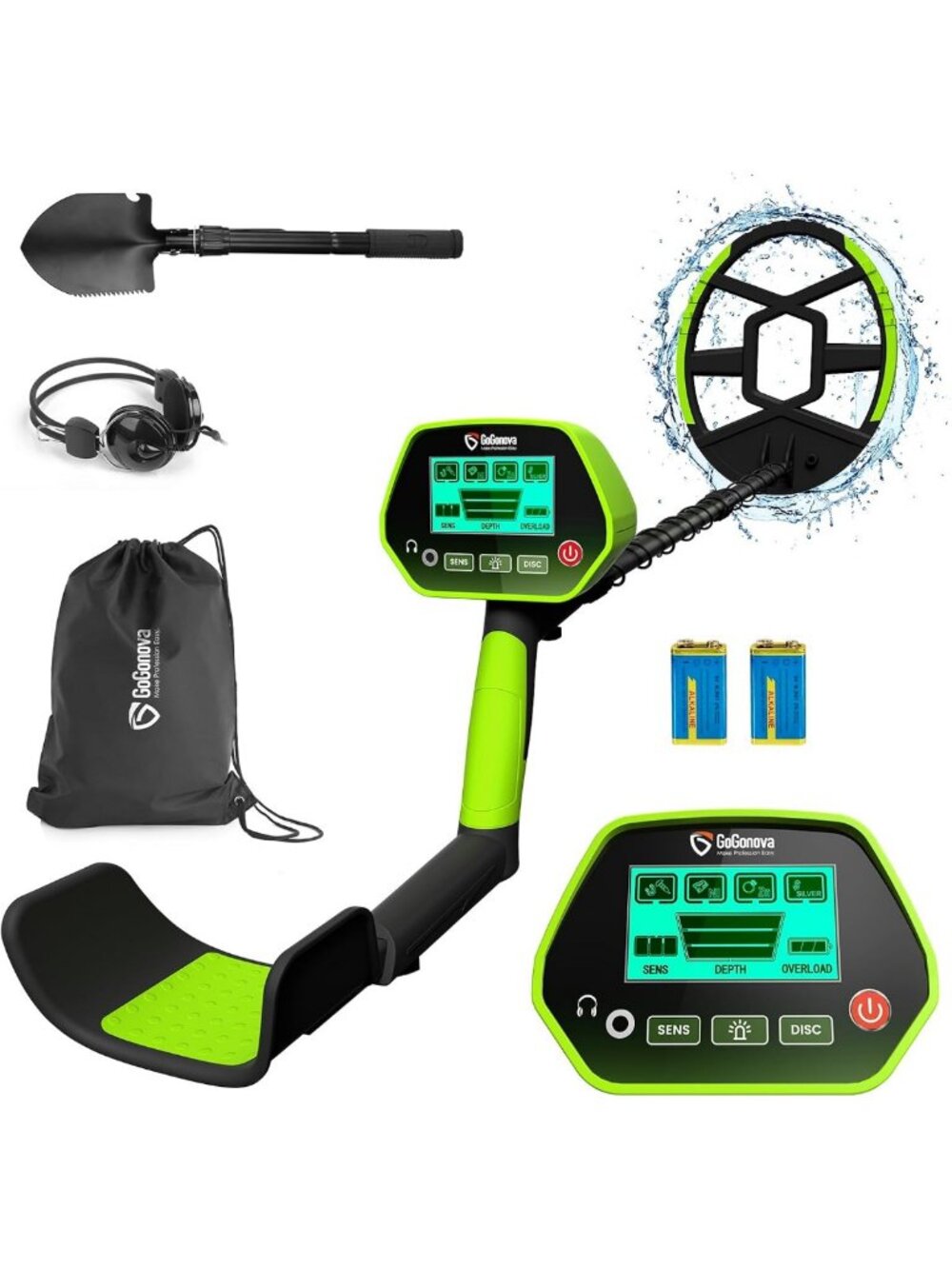 High-Performance Metal Detector for Adults & Kids - Easy to Use, Lightweight